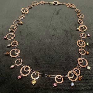 Copper Linked Chain Necklace